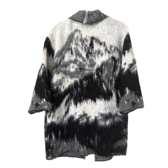 ZARA Wool Blend Oversized Cardigan Jacket NWT M/L‎ - Picture 4 of 6